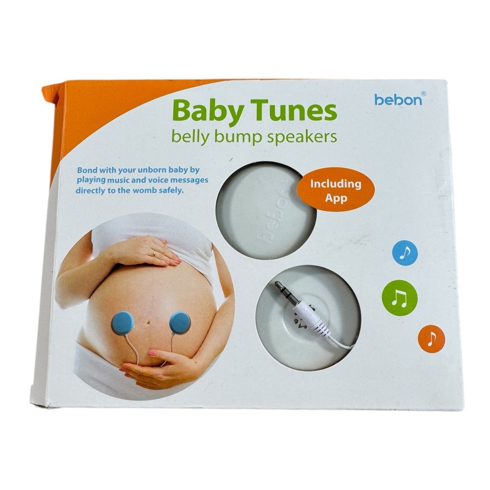 Bebon Baby Tunes Belly‎ Bump Speakers with App – Prenatal Bonding Device